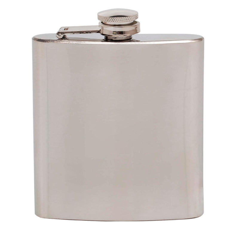 Personalized Flasks - Stainless Steel - High Polish - 7 oz.