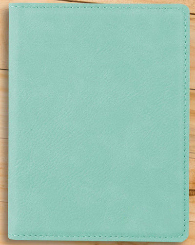 Personalized Portfolio with Notepad - Mint Padfolio