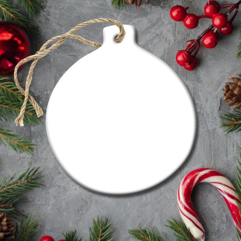 Personalized Porcelain Christmas Ornaments