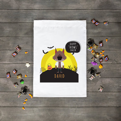 Personalized Halloween Pillowcase Trick-or-Treat Bags