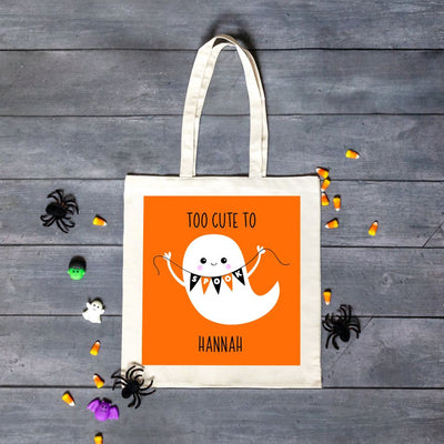 Personalized Halloween Trick-or-Treat Tote Bags