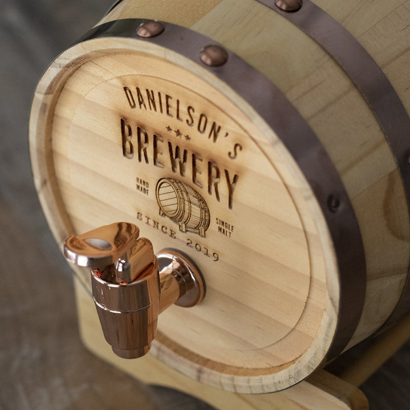 Personalized Mini Whiskey Barrel