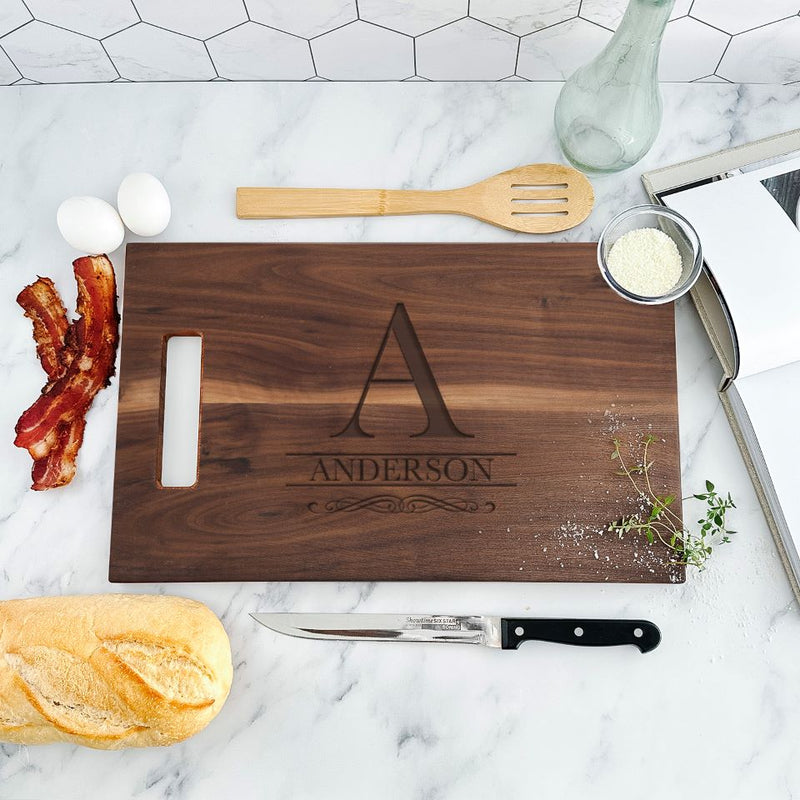 Personalized 11x17 Walnut Cutting Boards