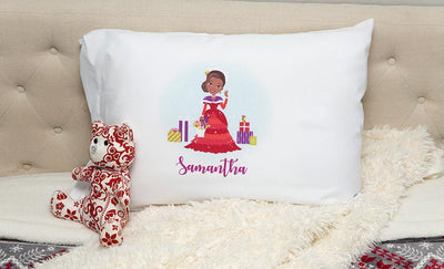 Personalized Christmas Princess Pillowcases