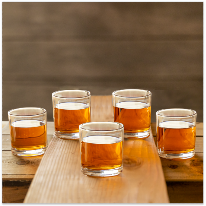 Personalized Groomsmen Lowball Glasses-5 Glasses