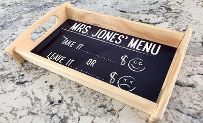 Personalized Custom Serving Tray