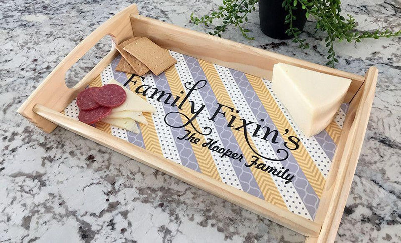Personalized Custom Serving Tray