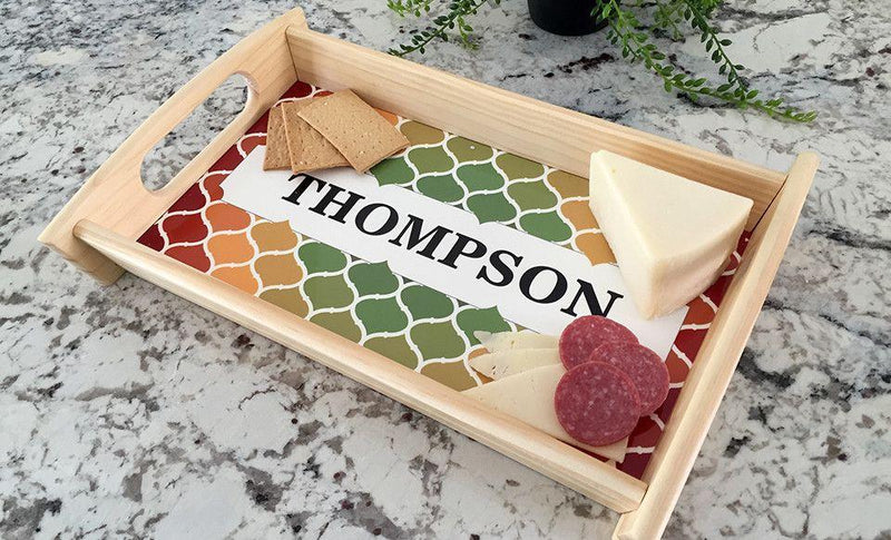 Personalized Custom Serving Tray