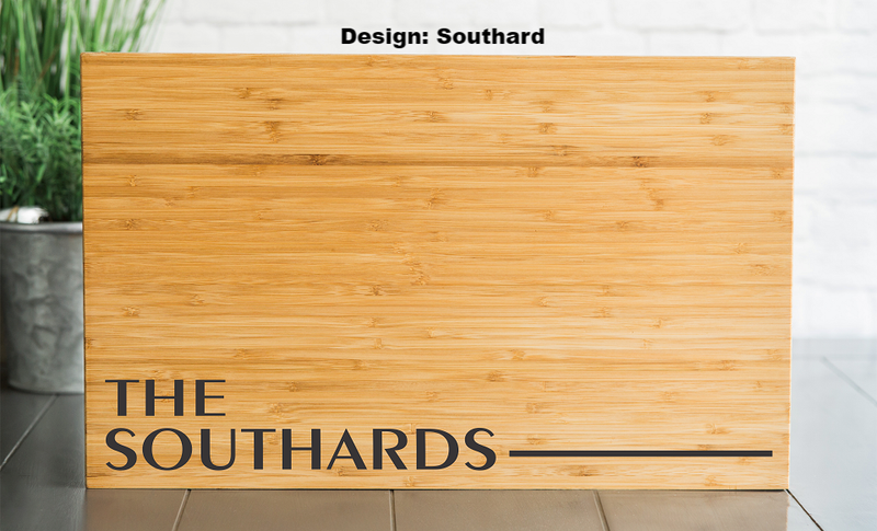 South Pacific - Personalized Beautiful 11x17 Bamboo Boards