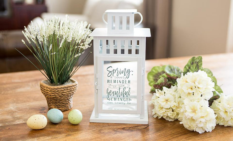 Personalized Spring Lanterns