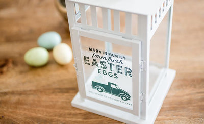 Personalized Spring Lanterns