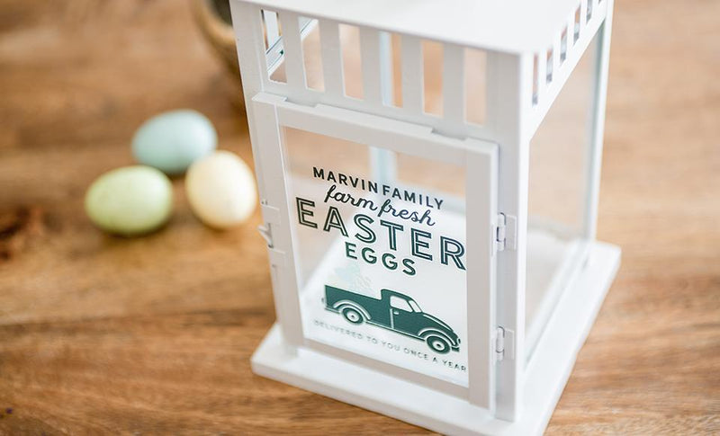 Personalized Spring Lanterns