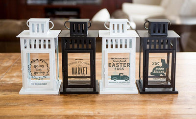 Personalized Spring Lanterns
