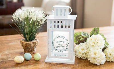 Personalized Spring Lanterns
