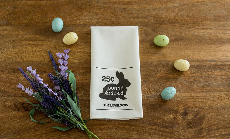 Personalized Easter Tea Towels