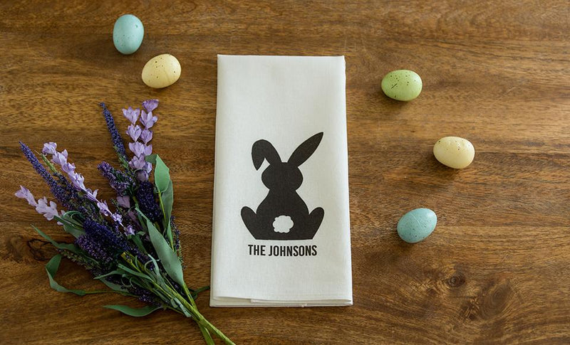 Personalized Easter Tea Towels
