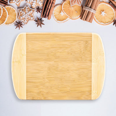 Personalized Holiday Bamboo Cutting Boards - Rounded Edge