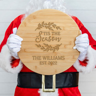 Personalized Lazy Susan - Christmas designs