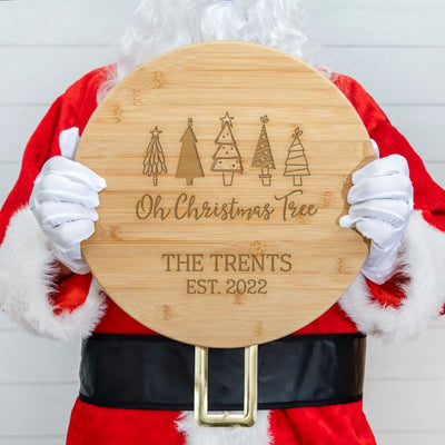 Personalized Lazy Susan - Christmas designs
