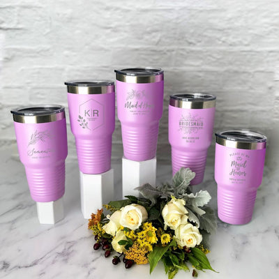 Personalized 30 oz Bridesdmaid Tumblers