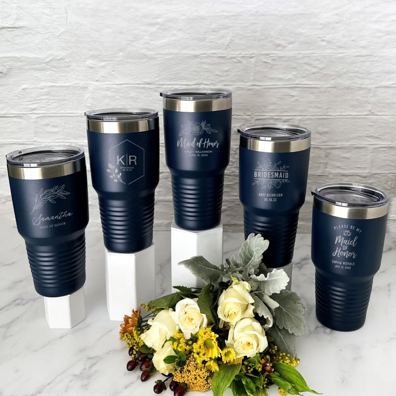 Personalized 30 oz Bridesdmaid Tumblers