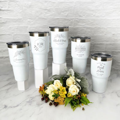 Personalized 30 oz Bridesdmaid Tumblers