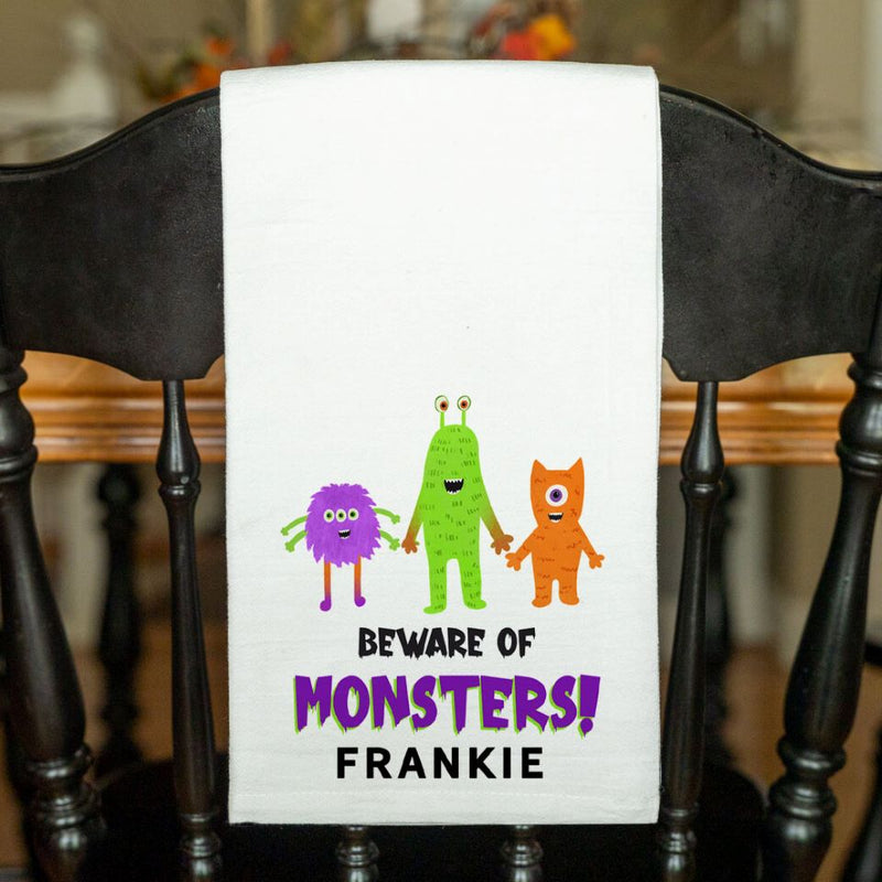 Personalized Tea Towels - Halloween