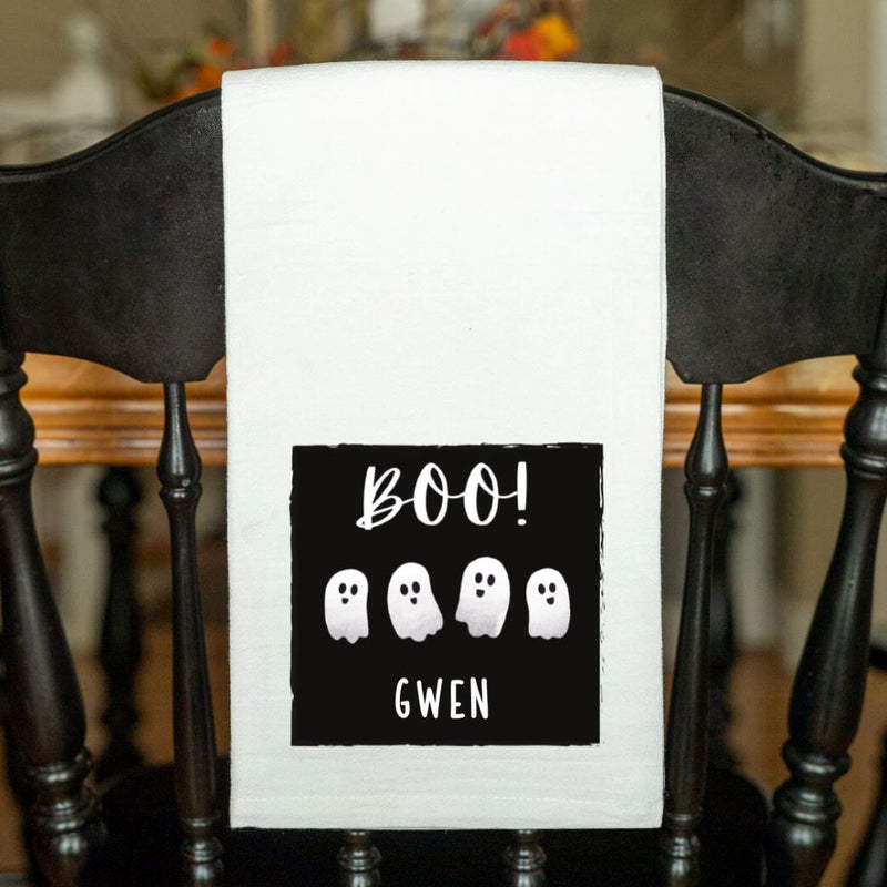Personalized Tea Towels - Halloween