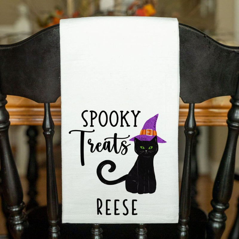 Personalized Tea Towels - Halloween