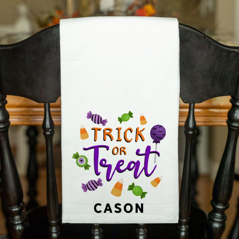 Personalized Tea Towels - Halloween