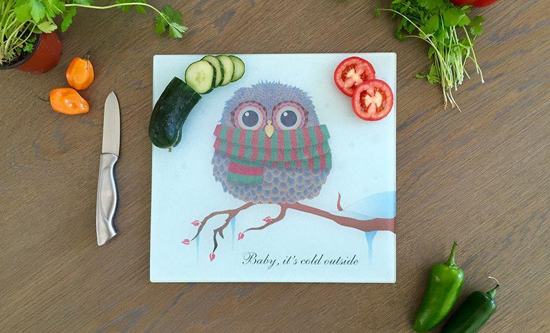 Corporate | Personalized Tempered Glass Square Cutting Boards