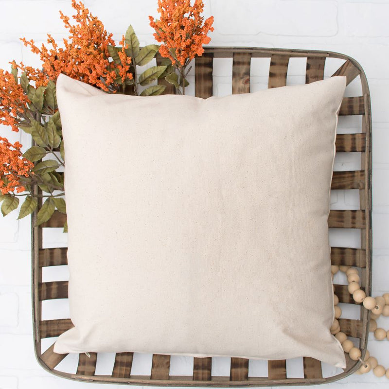 Personalized Fall Throw Pillow Covers - Happy Harvest