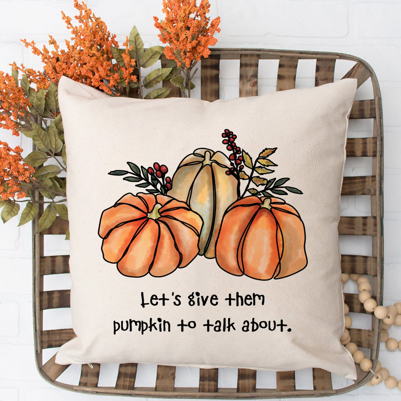 Non-Personalized Thanksgiving Throw Pillows (Insert Included)