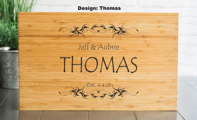South Pacific - Personalized Beautiful 11x17 Bamboo Boards