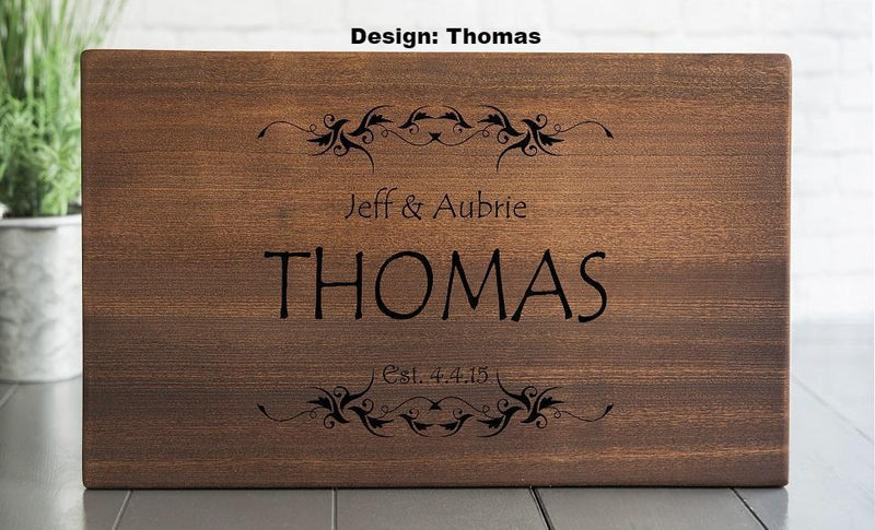 South Pacific - Personalized Beautiful 11x17 Mahogany Boards
