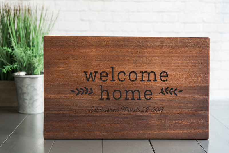 CrossCountry Mortgage - Personalized Beautiful Large 11x17 Mahogany Boards