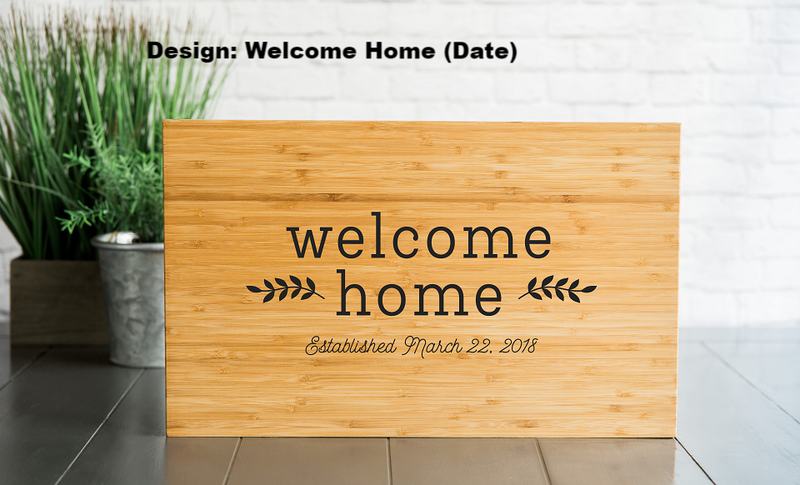 First Colony Mortgage Personalized Beautiful 11x17 Bamboo Boards