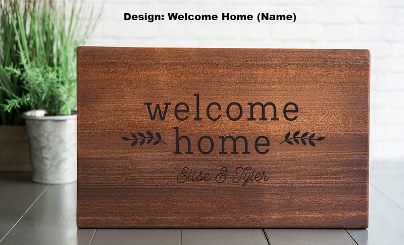 First Colony Mortgage Personalized Beautiful 11x17 Mahogany Boards