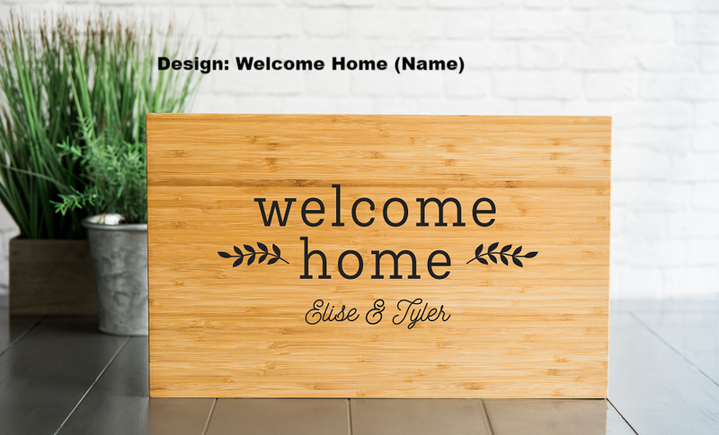 First Colony Mortgage Personalized Beautiful 11x17 Bamboo Boards