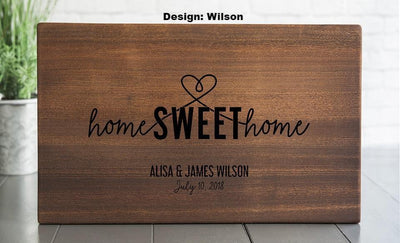 South Pacific - Personalized Beautiful 11x17 Mahogany Boards