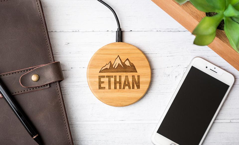 Corporate | Personalized Wooden Wireless Cell Phone Chargers
