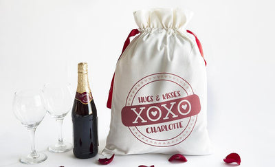 Personalized Love Themed Large Gift Bags