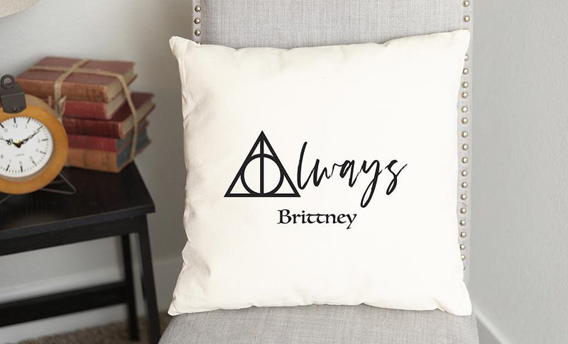 Personalized Wizard Throw Pillow Covers
