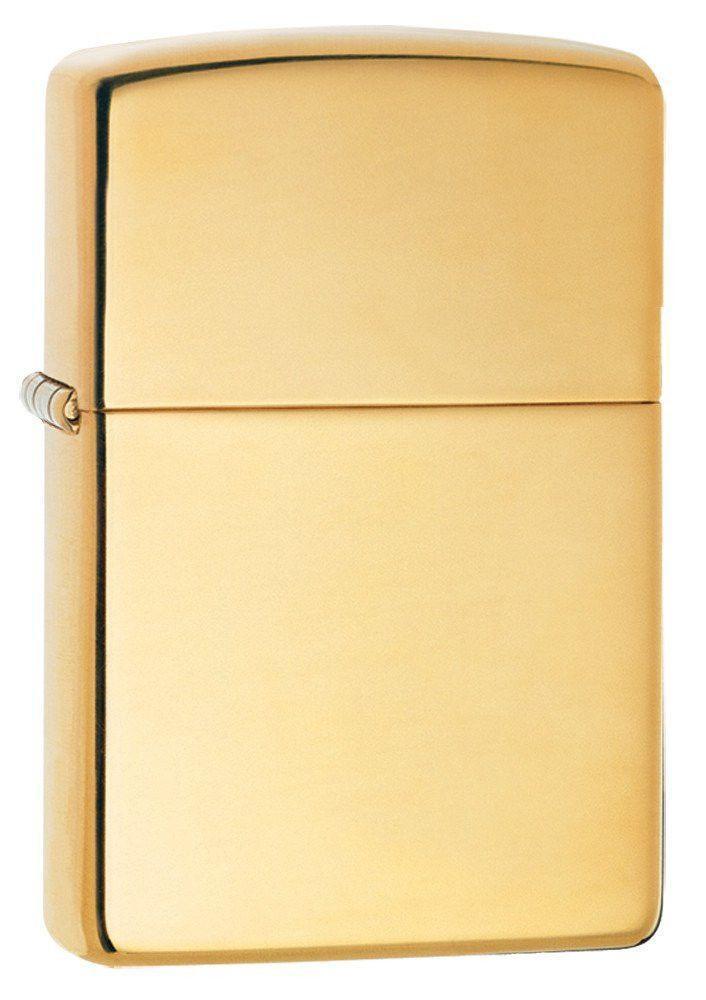 Personalized Armor™ High Polish Brass Zippo Lighter - - Zippo