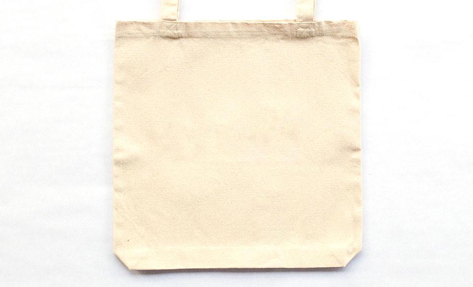 Personalised Monogram Tote Bag Canvas Customised Beige Brown 