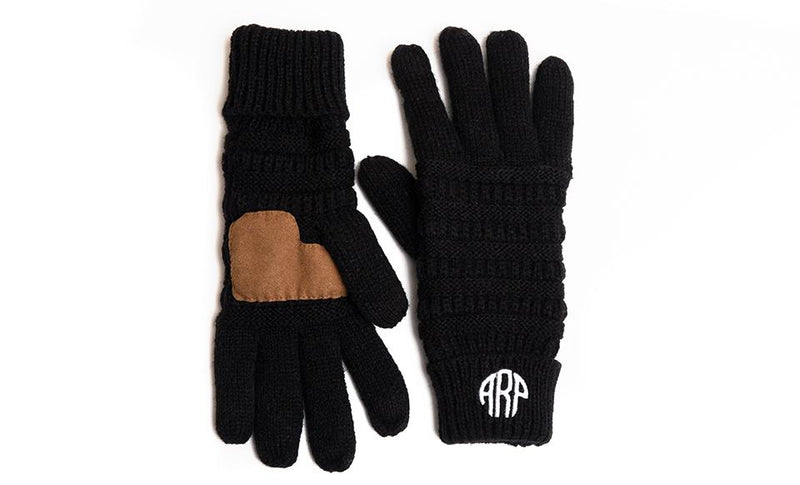 Personalized Monogrammed Knit Gloves