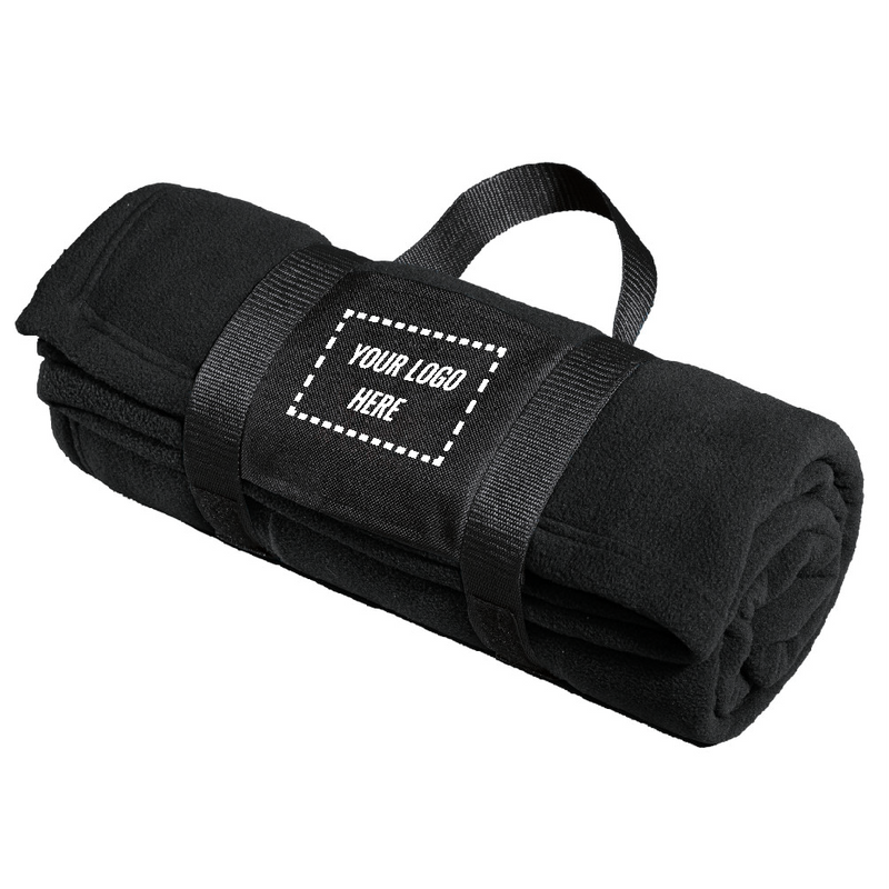 Fleece Blanket with Carrying Strap. BP20