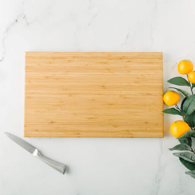 Personalized Bamboo Cutting Board 11x17 - Modern Collection