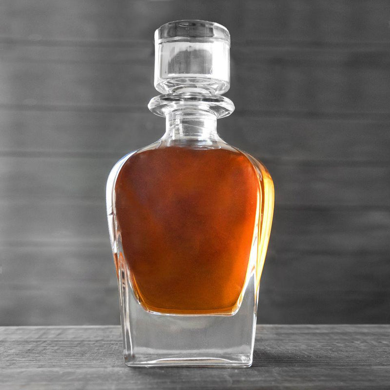 Personalized Antique Whiskey Decanter - Ornate Monogram