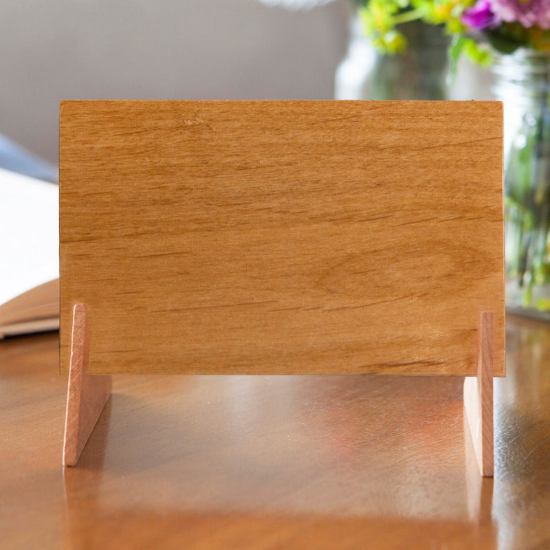 Personalized Love-themed Wooden Postcards